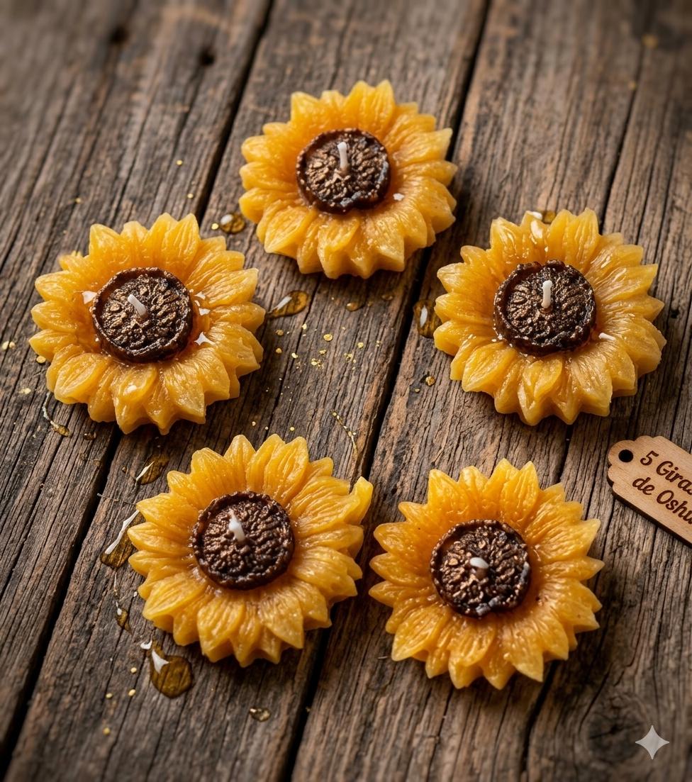 Set de 5 Girasoles para Oshun-1